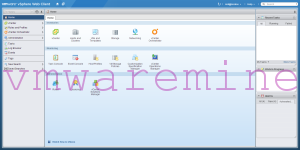 vSphere Web client - Chrome