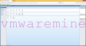 vSphere Web client - Firefox