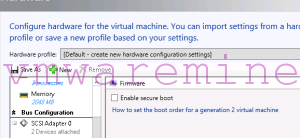 Uncheck Enable secure boot