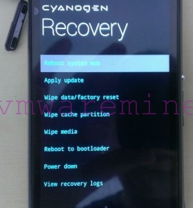 CyanogenMode 12 Recovery