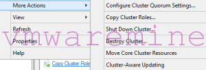 Configure cluster quorum