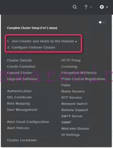 Create Hyper-V cluster on Nutanix