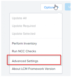 LCM Advanced Settings