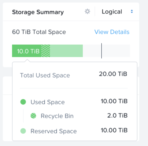 Nutanix recycle bin